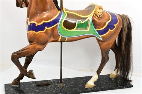 Lot Charles Looff Outside Row Stander Carousel Horse