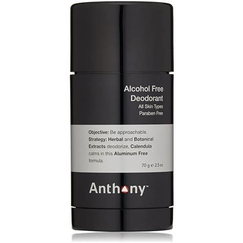Anthony Anthony Logistics For Men Alcohol Free Deodorant 2 5 Oz
