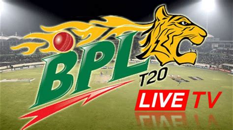 Bpl 2019 Live T20 Cricket Match Youtube