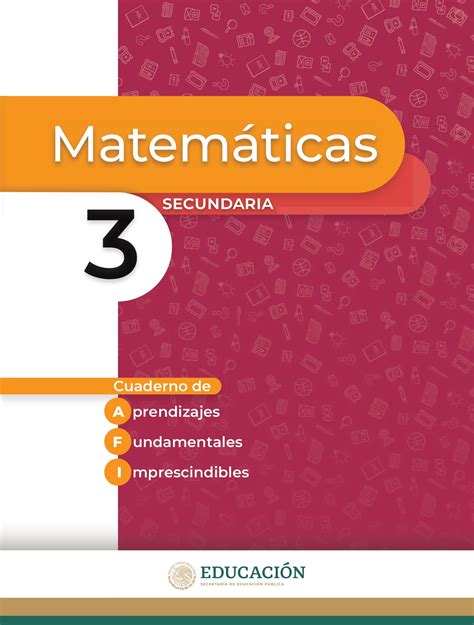 Cuadernillos De Matemáticas Para Tercer Grado De Secundaria
