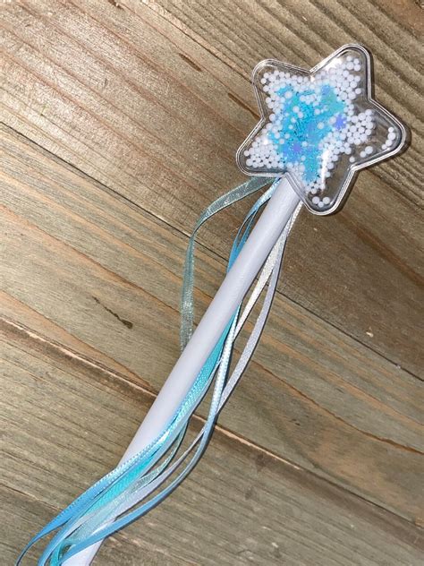 Blue Magic Fairy Wand Princess Wand Ribbon Wand Dress Up Etsy