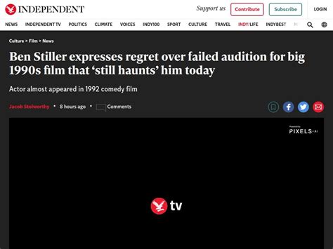 Ben Stiller Expresses Regret Over Failed Audition For Big 1990s Film