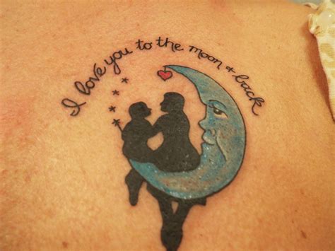 I Love You To The Moon And Back Tattoo By Beth Potter Congressq We Z
