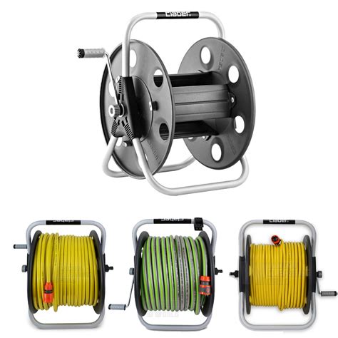 Claber Metal Freestanding Hose Reel With Hose Pack