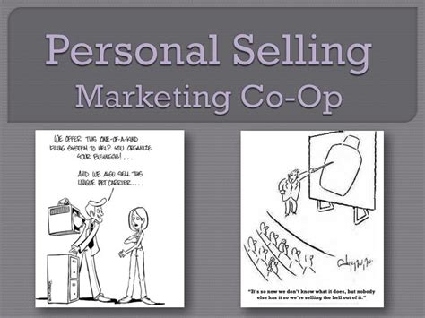 Ppt Personal Selling Marketing Co Op Powerpoint Presentation Free