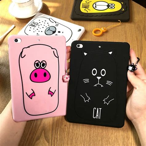 3d Cute Case For Ipad Mini Cartoon Bear Pooh Stitch Mike