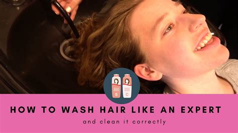 How To Wash Hair Like An Expert And Clean It Correctly Youtube