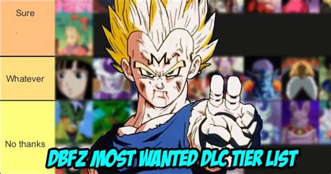 Maybe you would like to learn more about one of these? Dragon Ball FighterZ player releases most wanted tier list for potential DLC characters who ...