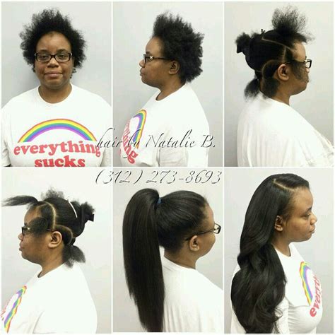 Versatile Side Part Sew In On Short Hair Curly Hair Styles Natural