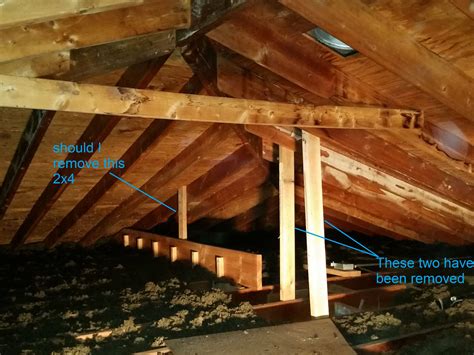 Walls Should A Board Connecting A Beam In The Attic To A Rafter Be