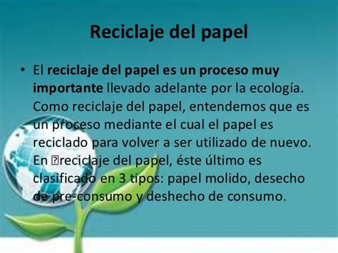 Reciclaje Del Papel