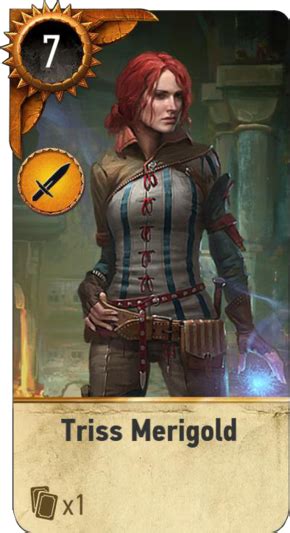 Jan 24, 2020 · triss is a romance option in all three of the witcher video games.in the witcher, triss was the subject of some of the infamous romance cards that the player could collect, while she is already in a relationship with geralt at the start the witcher 2: Triss Merigold (gwent card) | Witcher Wiki | FANDOM powered by Wikia