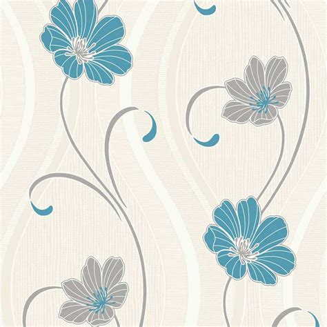 A distressed texture print adds depth to the teal background. 46+ Teal Flower Wallpaper on WallpaperSafari