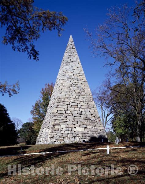 Richmond Va Photo 90 Foot Stone Pyramid Honoring 18000 Confederate