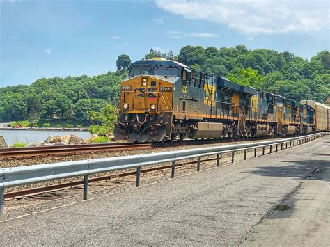 4 Train Unit Passing West Point Military Academy Photograph By William