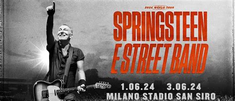 Biglietti Bruce Springsteen And The E Street Band