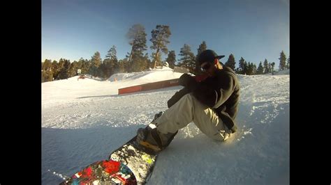 Gopro Snowboarding Video At Big Bear Mountain California Near Los