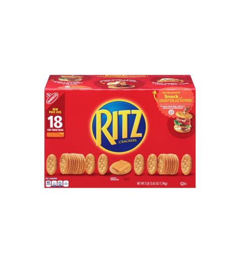 Nabisco Ritz Crackers 343 Oz 18 Ct