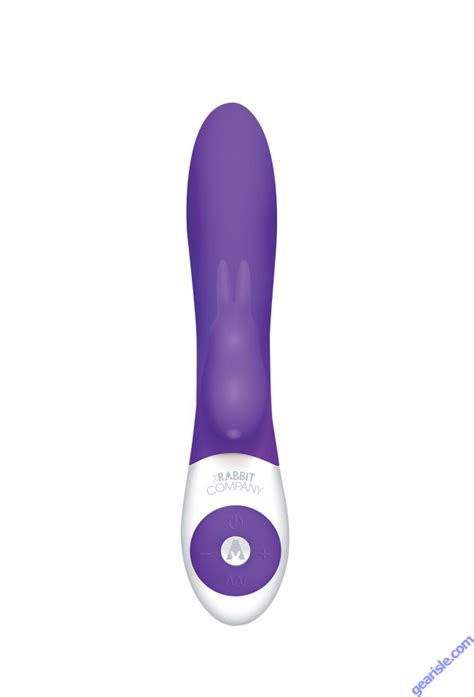 The Classic Rabbit Rechargeable Silicone Vibrator Waterproof Purple