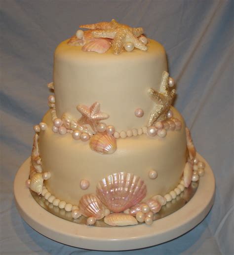 Imagine how much harder reading and writing would be if everything was just one long block of text. Beach themed Seashell cake | Flickr - Photo Sharing!