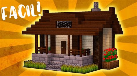 Cómo hacer una casa BONITA para SURVIVAL en Minecraft FÁCIL Y RÁPIDO