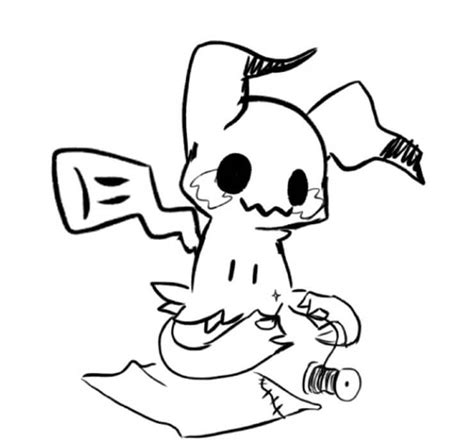 Mimikyu 1 Coloring Page Free Printable Coloring Pages For Kids
