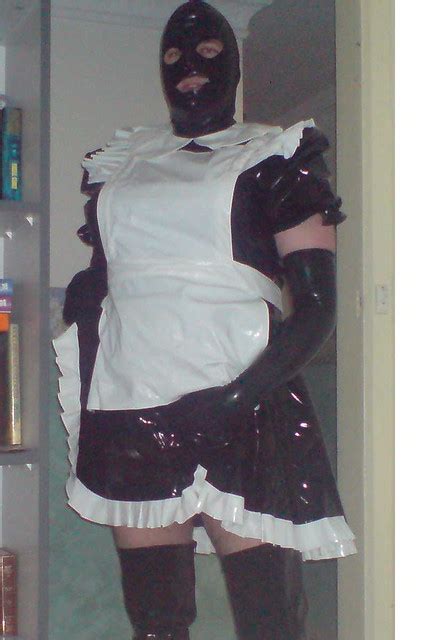 Pvc Maid New Pvc Maids Uniform And Thigh Boots Latexmozcd Flickr