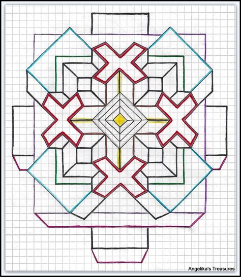 Graph Paper Art Angelikas Treasures Own Design Dibujos De