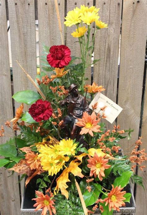 Coleman brothers florist ruined my special occasion! Fisherman statue in floral arrangement | Fresh Flowers ...