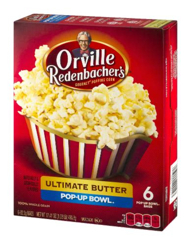 Orville Redenbachers Ultimate Butter Pop Up Bowl Popcorn 6 Ct 29