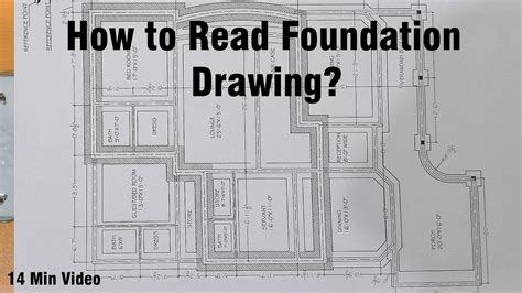 How To Read Foundation Drawing Youtube