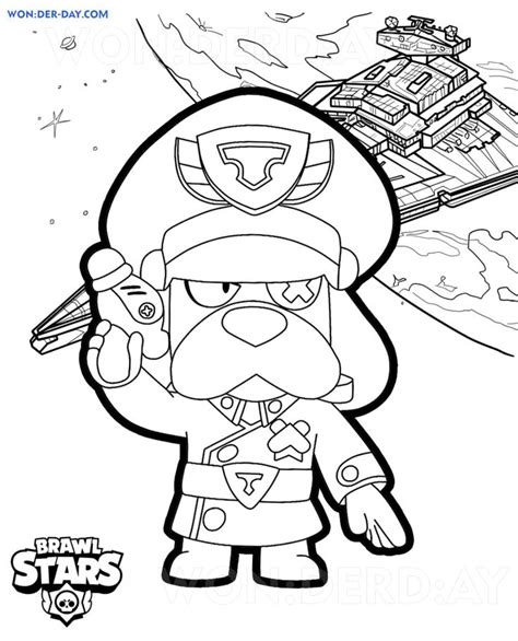 Colonel Ruffs Brawl Stars Coloring Pages 2021 Printable Star