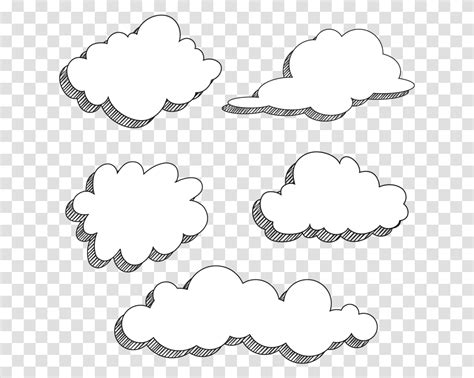 Comics Clouds Cartoon Drawing Free Download Hq Dibujos D Nubes Stencil