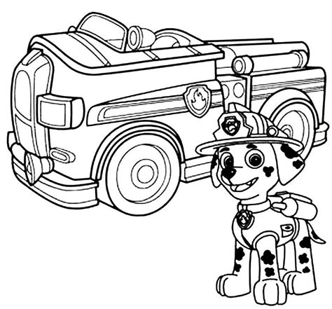 Paw Patrol Dibujos Animados Dibujos Para Colorear E Imprimir Gratis