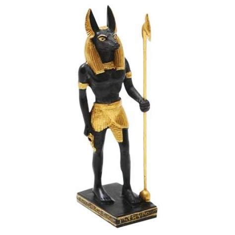 anubis egyptian jackal god mini statue small anubis statue 3 1 2 inches
