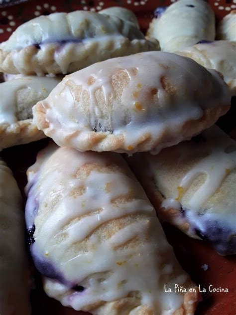 Glazed Blueberry Empanadas