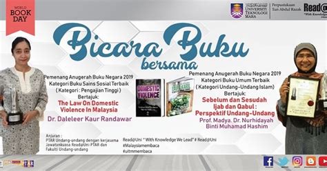 Manakala bagi lepasan stpm dan setaraf akan dibuka pada 30 september 2019. Program Bicara Buku @ PTAR - Perpustakaan UiTM