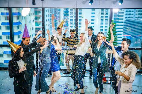 Celebrate success with colleagues Business celebration party - stock photo | Crushpixel