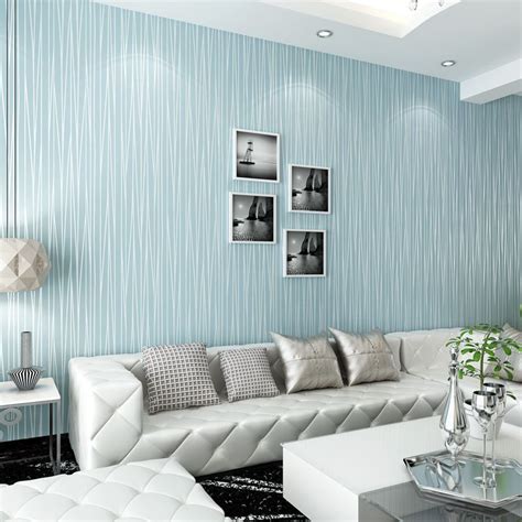 Beibehang Non Woven Wallpaper Bedroom Living Room Minimalist Plain
