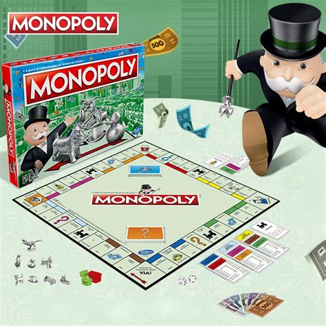 Hasbro Monopoly Classic Edition Strategy Game English Version Party