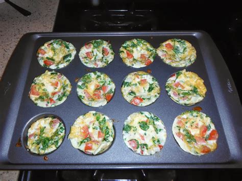 Loving Life Spinach Tomato Egg White Cups