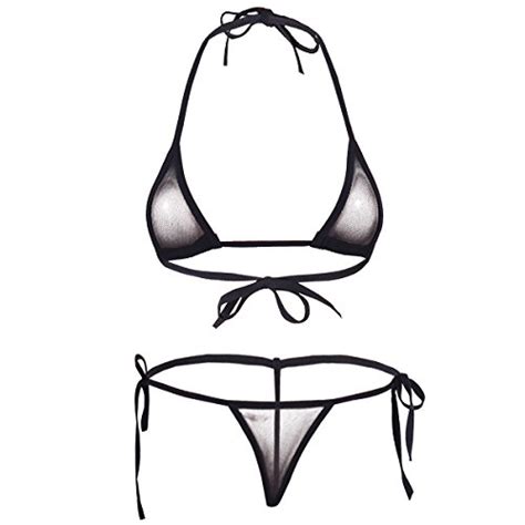 Buy Chictrywomens Sexy Minimal Cover Lingerie Bikini Brief Extreme Swimsuit Bathing Suit Online