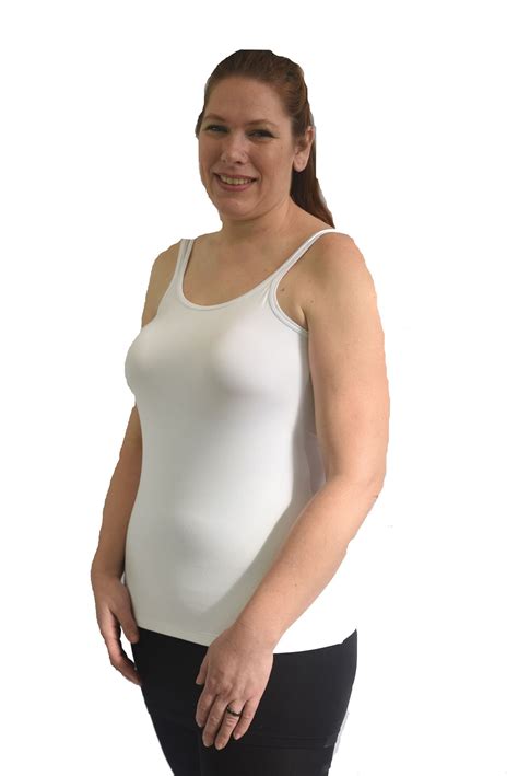 Mastectomy Camisole Classic Tank Top With Built In Breast Prosthetics