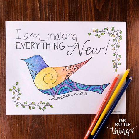 Check spelling or type a new query. Bible Verse Coloring Page Revelation 21:5 Printable | Etsy ...