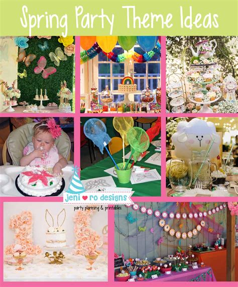 Spring Party Theme Inspiration Jeni Ro Designs