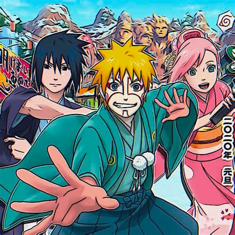 Uchiha Naruto Team 7 Sakura Haruno Forever Love Icon Anime