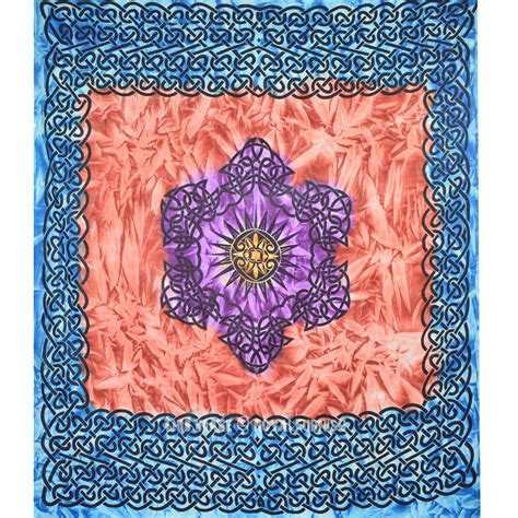 Celtic dragon tapestry throw spread wall hang 108 x 88 | ebay. Blue Celtic Diamond Tapestry Wall Hanging, Tie Dye Bedding - RoyalFurnish.com