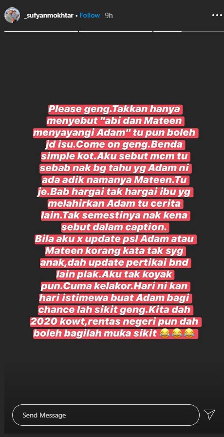 Maksud nama muhammad uwais mateen. Hana Azraa Dedah PU Abu Sudah Rujuk Dengan Isteri Pertama