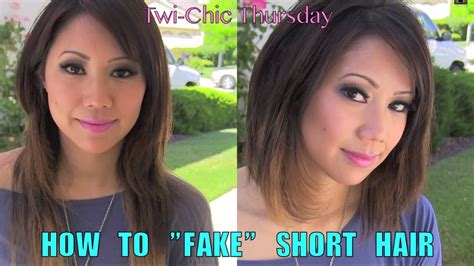 How To Fake Short Hair♡twi Chic Thursday Youtube
