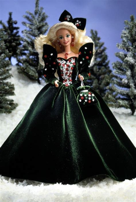 1991 Happy Holidays Barbie Doll Barbie 90s Holiday Barbie Dolls